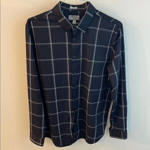 Express Men's Black Checkered Shirt